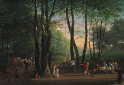 The Dancing Glade at Sorgenfri, North of Copenhagen by Jens Juel